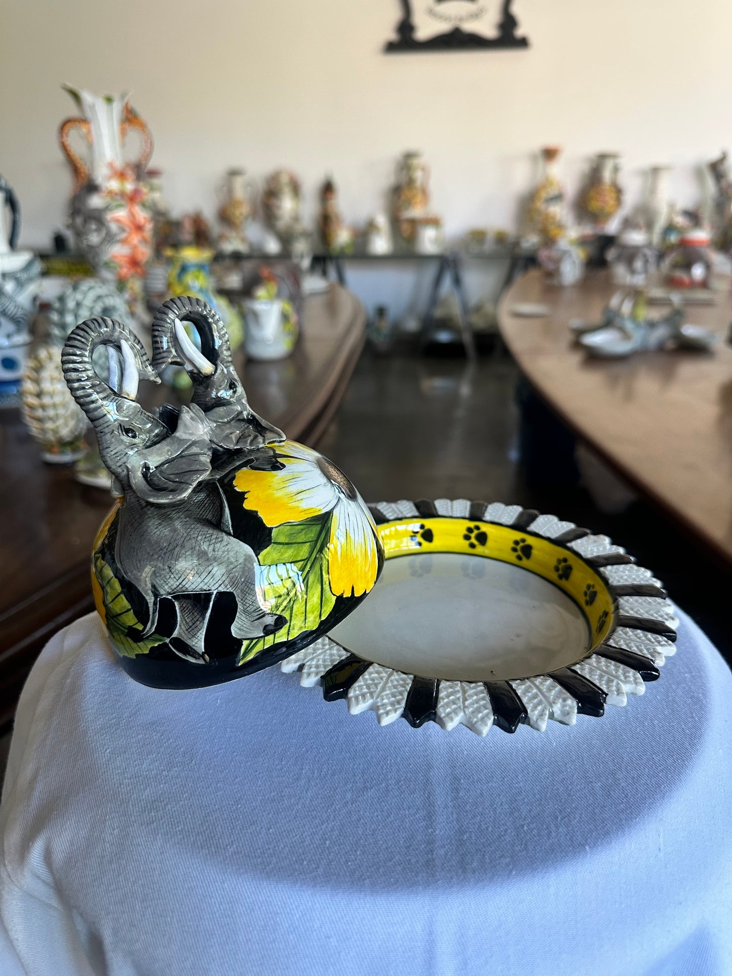 Elephant Butter Dish