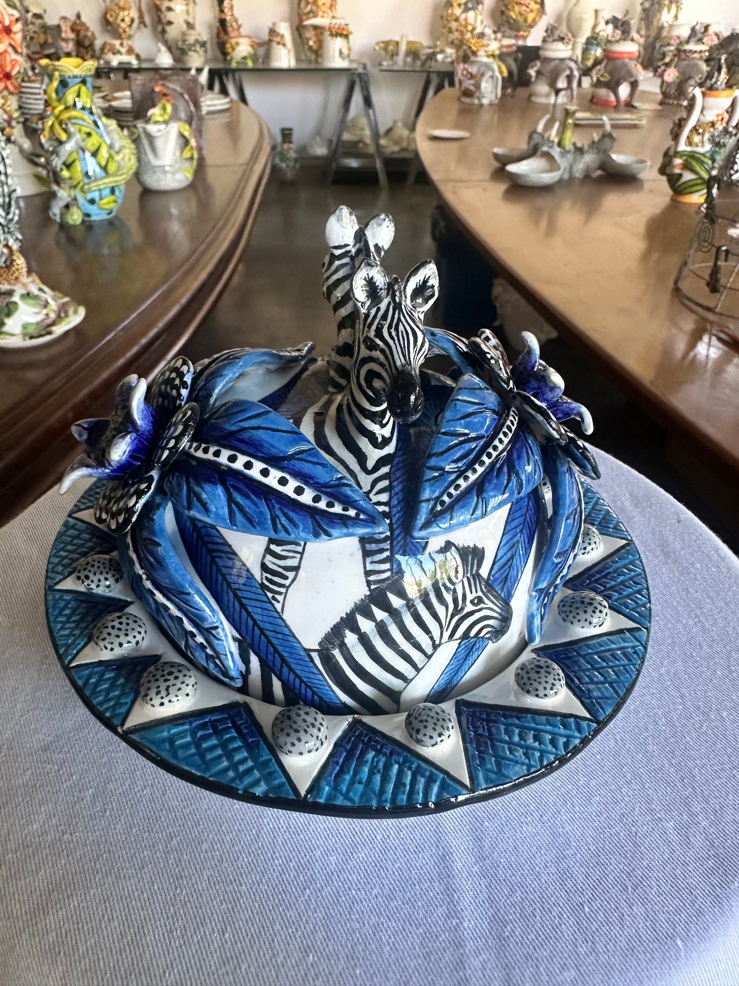 Delft Blue Butter Dish