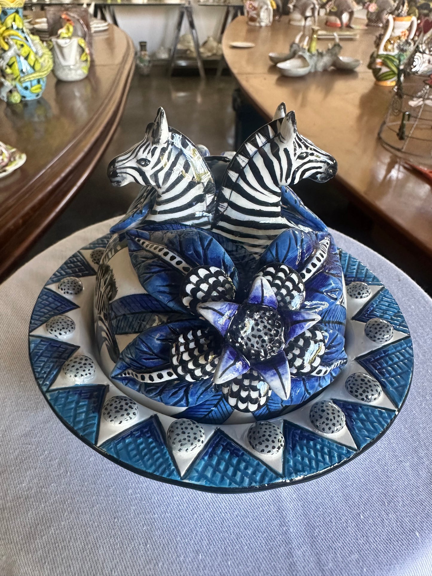 Delft Blue Butter Dish