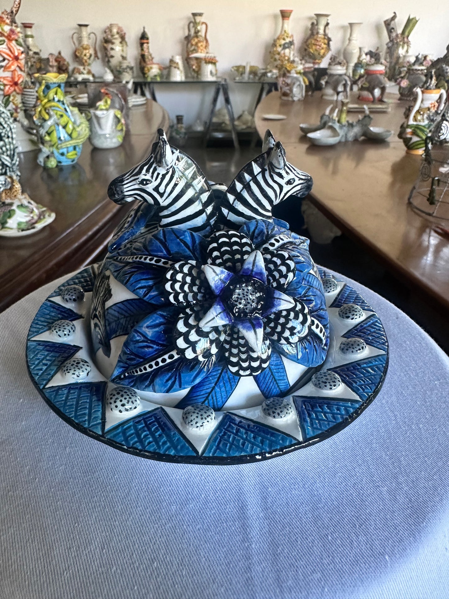 Delft Blue Butter Dish