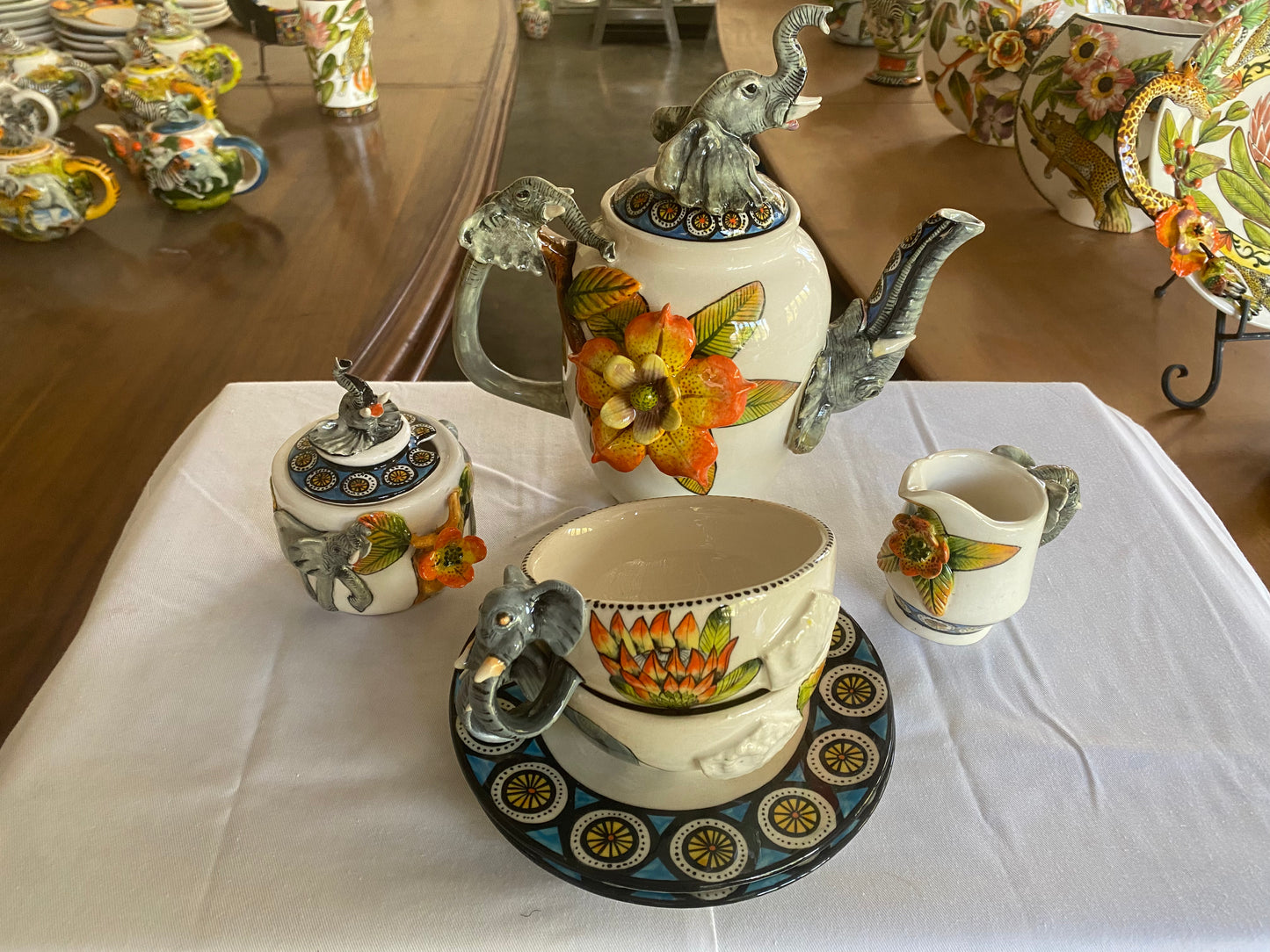 Elephant Tea Set