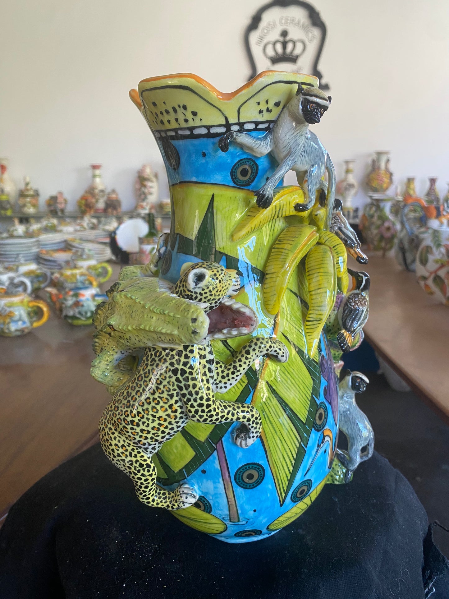 Crocodile River Vase