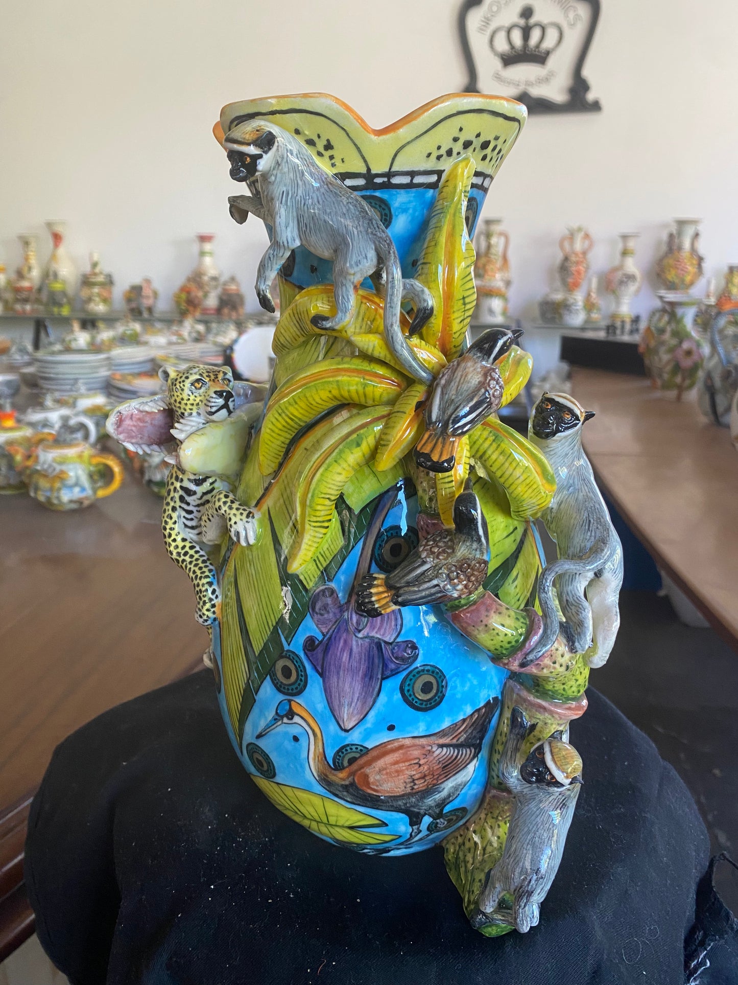 Crocodile River Vase