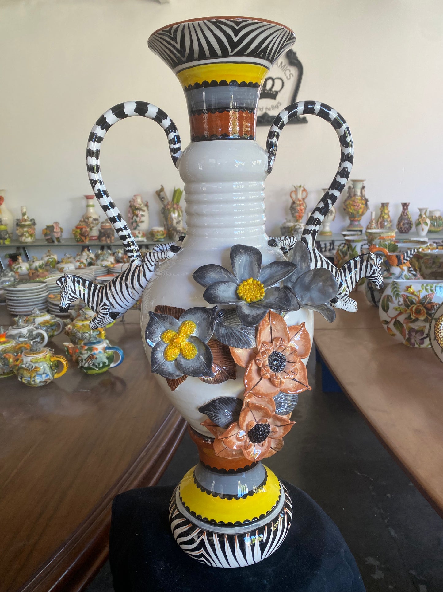 Zebra Tail Centerpiece