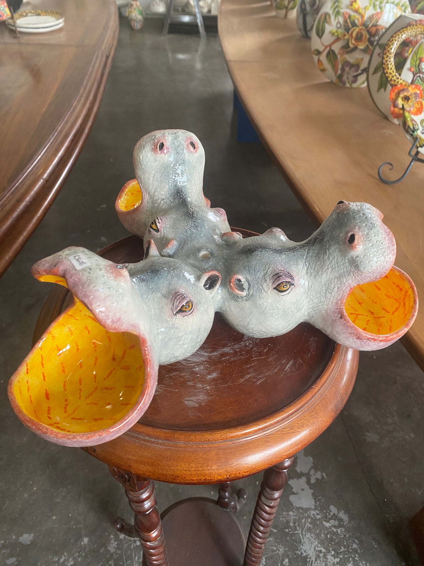 3 Hippo Snack Bowl