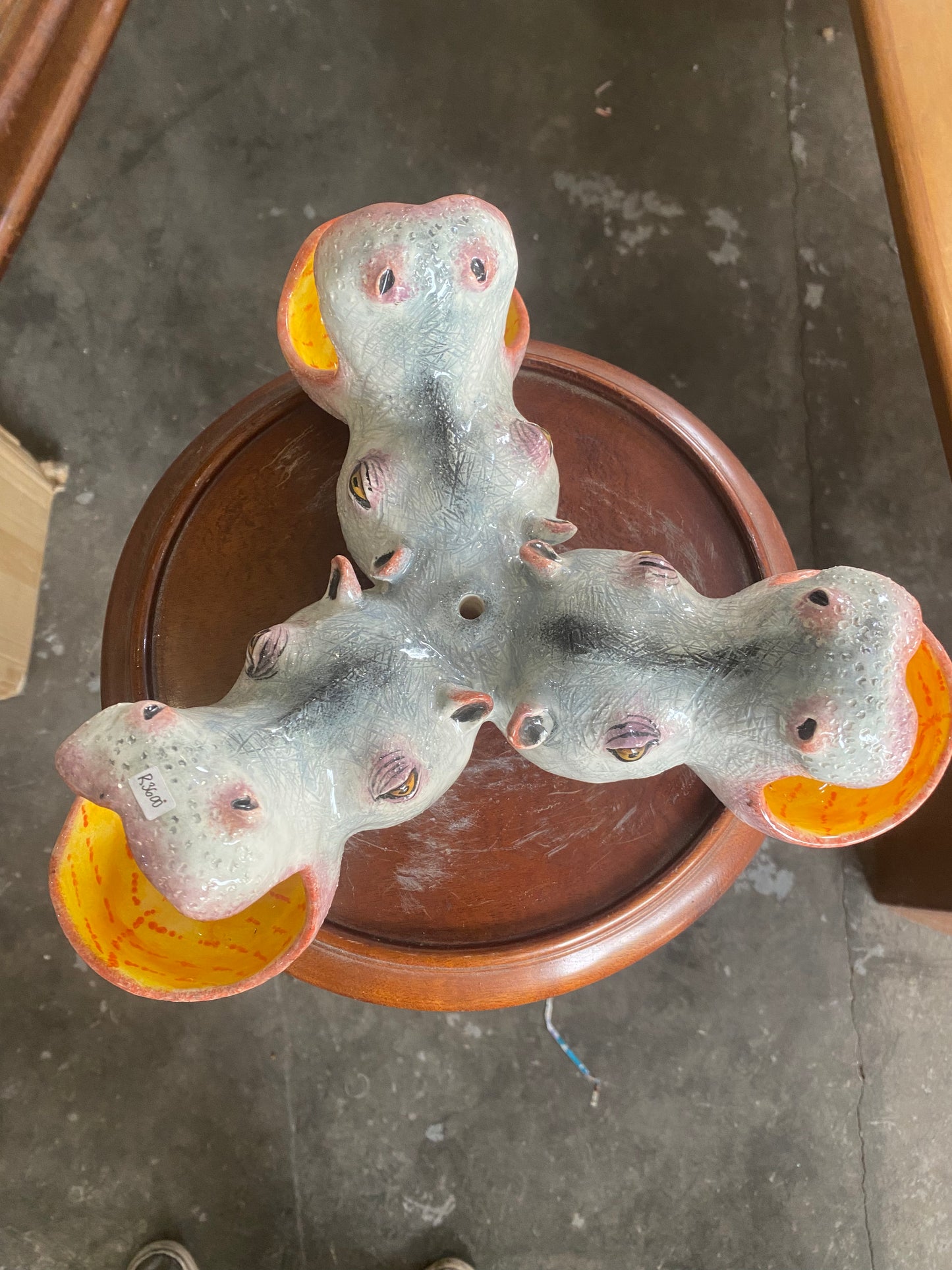 3 Hippo Snack Bowl