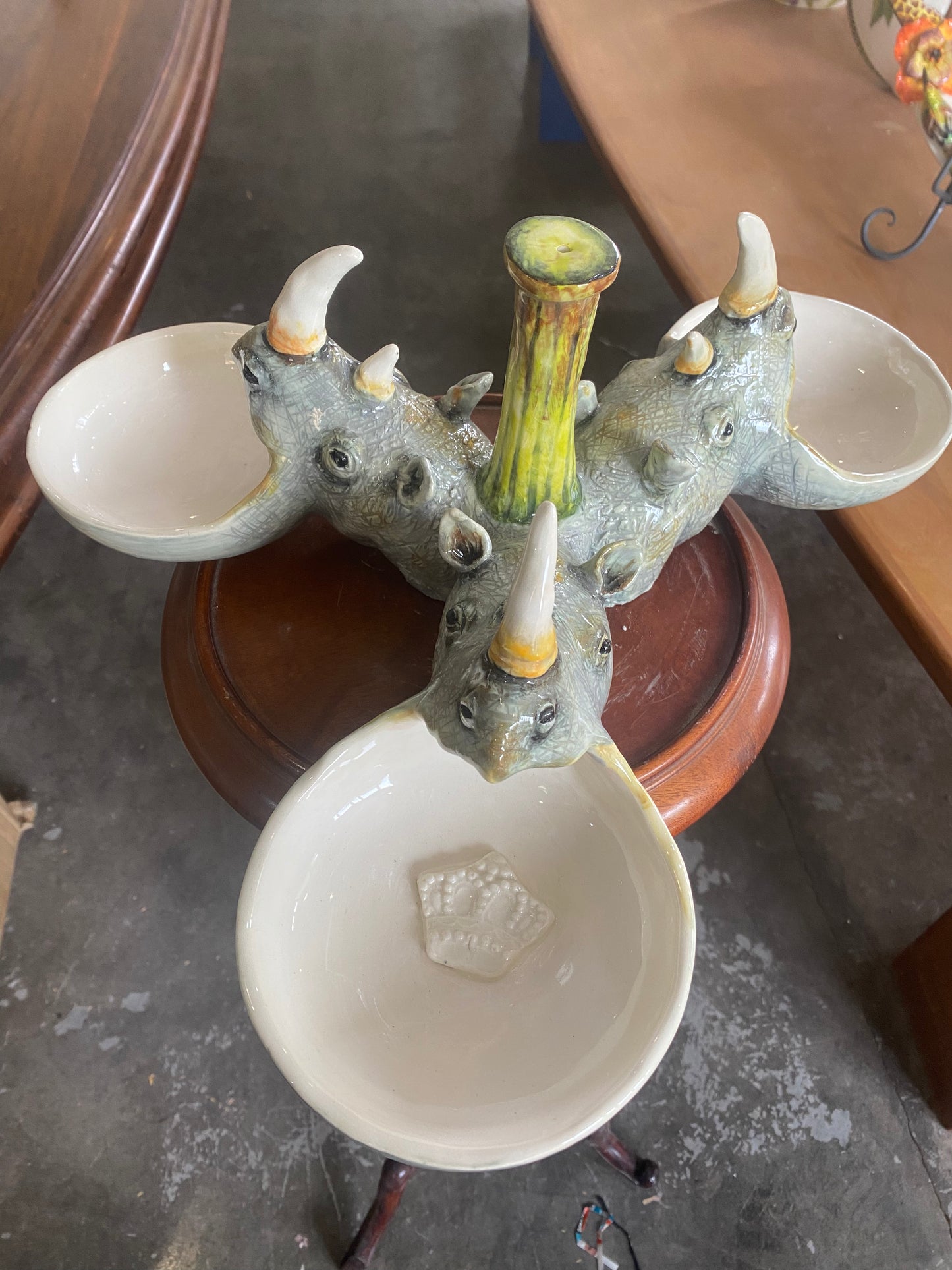 3 Rhino Snack Bowl