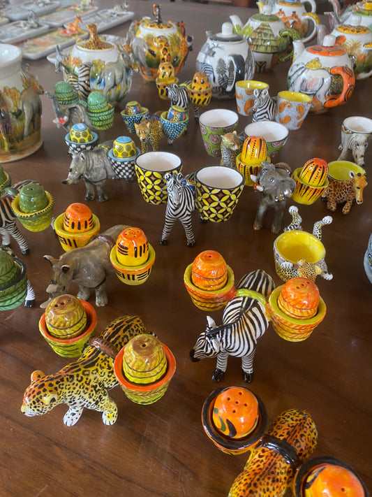 Salt & Pepper Holders | Nkosi Ceramics